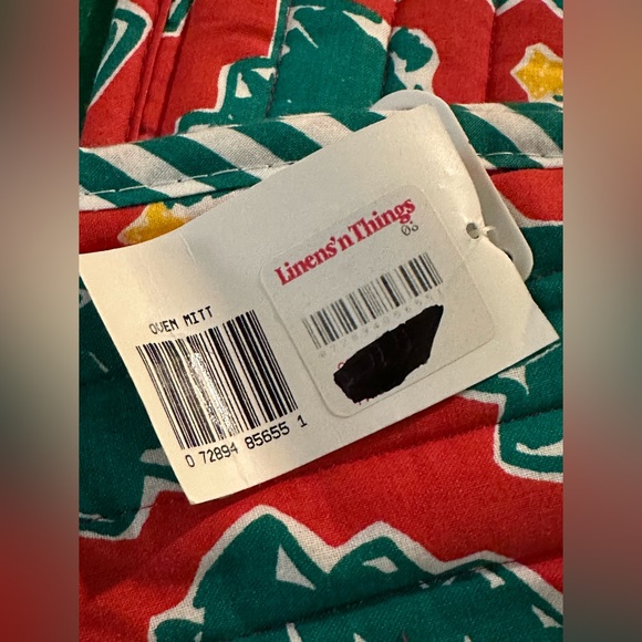 Vintage John Ritzenthaler Co Christmas Pot Holder & Oven Mitt - NWT - Picture 6 of 11